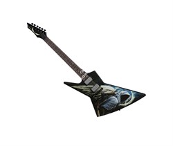 DEAN USA ZERO AOD II LEFTY - электрогитара ЛЕВОСТОРОННЯЯ,тип "эксплорер", графика  Angel Of Deth II - фото 121373