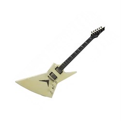 DEAN USA ZERO XO DAVE MUSTAINE - электрогитара типа "эксплорер", актив.HH,24 лада, цвет винтаж. бел. - фото 121377