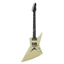 DEAN USA ZERO XO DAVE MUSTAINE - электрогитара типа "эксплорер", актив.HH,24 лада, цвет винтаж. бел. - фото 121378