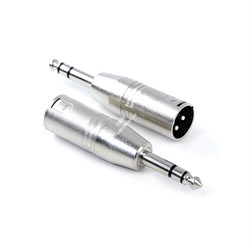 INVOTONE AD460S - переходник  джек стерео 6.3мм <> XLR 3Р папа , корпус металл - фото 122012