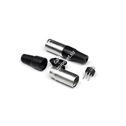 Invotone XLR4M - разъём XLR 4Р, папа, кабельный, корпус металл/ пластик - фото 122050