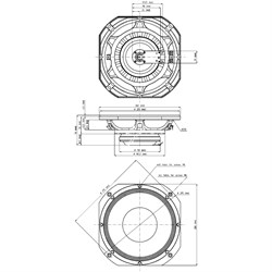 EIGHTEEN SOUND 10NDA610/8 - 10'' динамик СЧ, неодим, 8 Ом, 400 Вт AES, 103 дБ, 100...6100 Гц - фото 122224