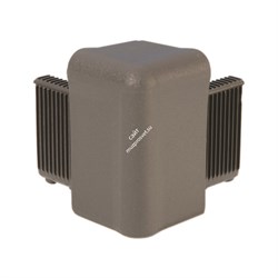 ADAM HALL Q4504MG - пластиковый стыковочный уголок для кейсов (цвет серый) - фото 122492
