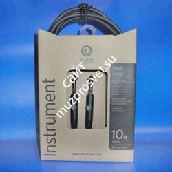 PLANET WAVES PW-CGT-10 - проф. инструментальный кабель, джек 6.3 mm <->джек 6.3 mm, длина 3м - фото 123029