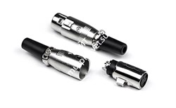 INVOTONE XLR3F200 - разъём XLR 3Р  кабельный, мама, корпус металл - фото 123317