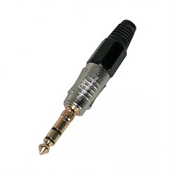 INVOTONE J150S - джек стерео, кабельный, 6.3 мм, "золото", корпус металл/ пластик - фото 123337