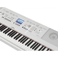 YAMAHA DGX-660WH - интерактивный синтезатор, 88кл. GHS,192 полиф., 554 тембра, 205 стилей, БП, белый - фото 129510