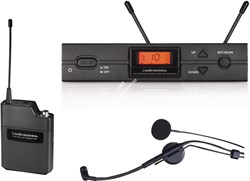 ATW2110a/HC2 головная радиосистема,10 каналов UHF с конденсаторным микрофоном ATM73CW/AUDIO-TECHNICA - фото 130915