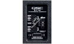 QSC E115 2-полосная акустическая система 15", 500 Вт, 8 Ом, , 55-20000 Гц, maxSPL 130 дБ - фото 132565