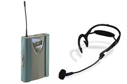 JTS PT-990B+CX-504  UHF-передатчик поясной, 10мВт, 40-18000Гц, PLL-фазовая автоподстройка частоты - фото 141103