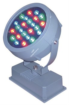 HIGHENDLED YHLL-010 LED PAR64 Световой прибор уличный, 24x3W RGB LED, раскр луч 30 гр, DMX, IR, 72W - фото 141605