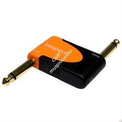 BESPECO SLAD160 Переходник 6.3mm mono jack M 90°/ 6.3mm mono jack M 90° - фото 142009
