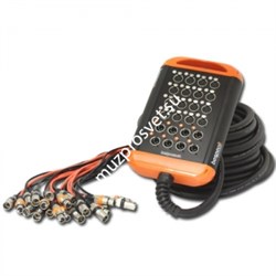 BESPECO XTRA1608L30 Мультикор 30 метров (кабель CVM), 16 входов (XLR F), 8 выхода (XLR M) - фото 142040