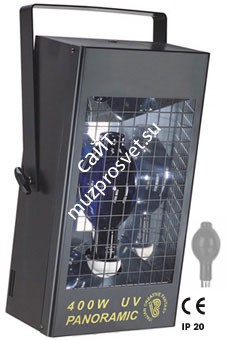 PSL W864 PANORAMIC UV-400 Световой прибор ультрафиолетовый  прямоугольный для лампы UV-400W E40 - фото 142107