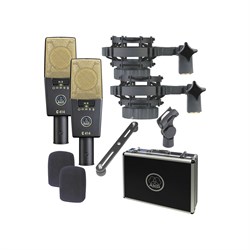 AKG C414 XLII MATCHED PAIR - подобранная стерео пара студийных микрофонов С414XL II - фото 145915