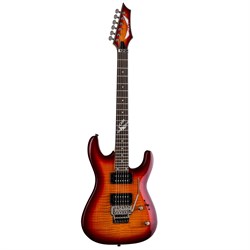 DEAN C350F TAB - электрогитара, серия Custom, 24 лада, 25 1/2, HH, 1V+1T, Floyd Rose, цвет янтарный - фото 145980