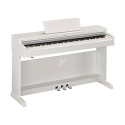 YAMAHA YDP-164WH - клавинова 88 кл. GH3, 10 тембров, 192 полиф., 3 педали,крышка кл., (белый) - фото 148842
