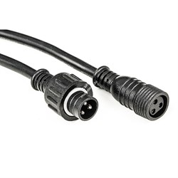 INVOLIGHT IP65DMX02 - кабель DMX  удлинительный 2м, IP65,  для IPPAR1818 /COBAR1220 - фото 148933