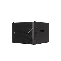 RCF HDL 12-AS (13000505)  Активный подвесной сабвуфер, усилитель D-класса 700 Вт, 131 дБ, 40 Гц - 120 Гц, 12" (3,0" v.c.) динамик, вход: XLR, выход XLR, переключатель частоты раздела кроссовера 80/110 Гц, переключатель фазы, деревянный корпус, встроенные  - фото 149239