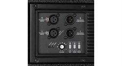 RCF HDL 12-AS (13000505)  Активный подвесной сабвуфер, усилитель D-класса 700 Вт, 131 дБ, 40 Гц - 120 Гц, 12" (3,0" v.c.) динамик, вход: XLR, выход XLR, переключатель частоты раздела кроссовера 80/110 Гц, переключатель фазы, деревянный корпус, встроенные  - фото 149242