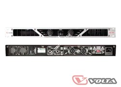 VOLTA PA-100 Усилитель мощности двухканальный. Мощность (8/4 Ом)  - 2х70 Вт/ 2х100  Вт., 1 U-19", 7.8 кг - фото 149415
