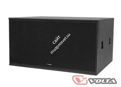 VOLTA MS-218  Акустическая низкочастотная система, профессиональная - сабвуфер. Мощность (RMS) 1400 Вт. Цвет черный. - фото 149438