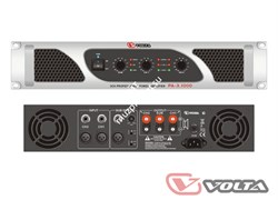 VOLTA PA-3.1000 Усилитель мощности трёхканальный со встроенным кроссовером. Мощность (8/4 Ом)  - 2х350 Вт + 700 Вт / 2х550Вт +  1000 Вт. 2U-19", 24 кг - фото 149449