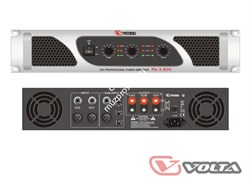 VOLTA PA-3.800 Усилитель мощности трёхканальный со встроенным кроссовером. Мощность (8/4 Ом)  - 2х250 Вт + 500 Вт / 2х400Вт +  800 Вт. 2U-19", 20кг - фото 149450