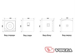 VOLTA MS-18  Акустическая низкочастотная система, профессиональная - сабвуфер. Мощность (RMS) 700 Вт. Цвет черный. - фото 149509