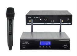 VOLTA DIGITAL 1001 PRO Микрофонная цифровая радиосистема с ручным передатчиком (микрофоном) с капсюлем Audiotechnica. Состоит из приемного устройства и одного ручного передатчика. Комплектуется транспортировочным кейсом. - фото 149529