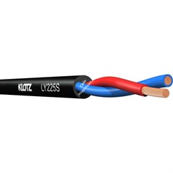 KLOTZ LY225S (LY225TSW) Спикерный кабель 2х2,5, цвет черный, двойная изоляция, катушка 50 м - фото 149603