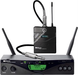 AKG WMS470 INSTR SET инструментальная радиосистема BD9 с приёмником SR470 и портативным передатчиком, в комплекте гитарный шнур - фото 149939