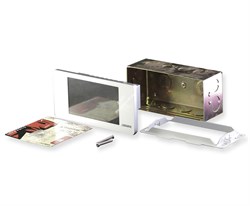 DSPPA DM-838 Активный мультиформатный аудио плеер. 2х20Вт\ 8Ом. Установка в стену. 5" сенсорный экран. Таймер. AM\FM тюнер SD-карта. Лин.  выход. Bluetooth. Совместимость iOS и Android. Протокол DLNA/Airplay. Размер 172х86х45 мм. Вес 380 гр. Цвет белый - фото 151969