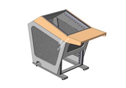 Стол звукооператора модуль одиночный СТ3. 56.89. М (т6U - с12U) - фото 151985