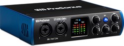 PreSonus Studio 24C аудио/MIDI интерфейс, USB-C 2.0, 2 вх/2 вых канала, предусилители XMAX, до 24 бит/192кГц, MIDI I/O, ПО StudioLive Artist - фото 152936