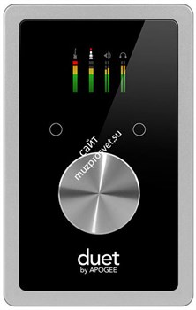 Apogee Duet интерфейс USB мобильный 6-канальный (2x4 аналог) для Windows и Mac. 2 микр. предусилителя, выход на наушники. Вх/вых MIDI, 192 кГц. Питание от шины USB - фото 152974