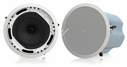 Tannoy CMS 803DC BM Потолочная АС с технологией Dual Concentric, 8", 47-30000Гц (+/-3дБ), коническая направленность 90 град., 16Ом 90/180/360Вт, 70/100В до 60Вт, 92дБ/1Вт/1м, установочное отверстие 295мм, диаметр 319мм, глубина 327,7мм, вес 8,5кг, белый - фото 153098