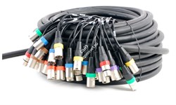 Cordial CYB 24-4 C мультикор (stagebox) 24xinput, 4xoutput, XLR male, 30,0 м, черный - фото 153208