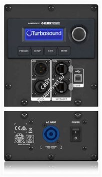 Turbosound NuQ118B-AN активный сабвуфер, 18" бэнд-пасс, усилитель 3000Вт с DSP KLARK TEKNIK, сеть ULTRANET, дисплей LCD 128x32, 20 пресетов (19 пользовательских), 40-150Гц (-3дБ), 136дБ пик, 16 точек подвеса М10, 773x579x700мм, 57.9кг, чёрный - фото 153228