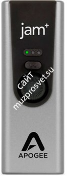 Apogee Jam Plus интерфейс USB мобильный 3-канальный для Windows и Mac. Инструментальный вход, 96 кГц - фото 153262