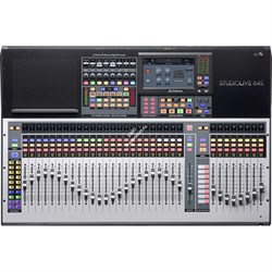 PreSonus StudioLive 64S цифровой микшер, 64 кан.+ 16 возвратов, 32+1 фейдер, 38 аналоговых вх/20вых, 8FX, 32 MIX BUS, 16 GEQ, USB-audio, AVB-audio, AES/EBU out - фото 153475