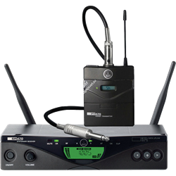 AKG WMS470 INSTR SET инструментальная радиосистема BD7 с приёмником SR470 и портативным передатчиком, в комплекте гитарный шнур - фото 153578