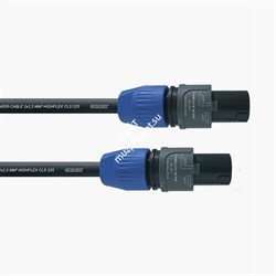 Cordial CPL 10 LL спикерный кабель Speakon 4-контактный/Speakon 4-контактный, разъемы Neutrik, CLS225 10.0 м, черный - фото 154928