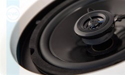Экономичная 6,5” встраиваемая в потолок двухполосная акустическая система 36W / 8ohm, фильтр первого порядка, круглая, белая - фото 155073