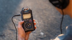 TASCAM DR-40X портативный цифровой аудиорекордер wav/mp3, встроенный аудиоинтерфейс - фото 155654