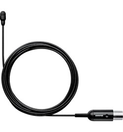 SHURE TL47B/O-MTQG Петличный всенаправленный мирофон TwinPlex, естественная передача звука, низкая чувствительность, кабель 1.6м - фото 155744