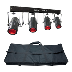 CHAUVET-DJ 4 Play2 комплект из 4 светодиодных эффектов `лунный цветок` на Т-образной перекладине - фото 155772
