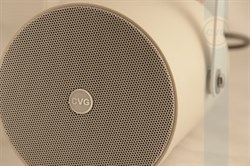 Звуковой прожектор для систем Public Address, 2.5/5/10W - 100V, IP55,  пластиковый корпус, белый - фото 155919