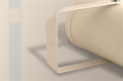 Звуковой прожектор для систем Public Address, 2.5/5/10W - 100V, IP55,  пластиковый корпус, белый - фото 155921