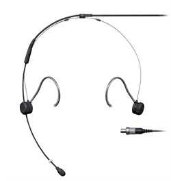 SHURE TH53B/O-LEMO Головной всенаправленный мирофон TwinPlex,, кабель 1.6мм, разъем LEMO, черный. - фото 156041